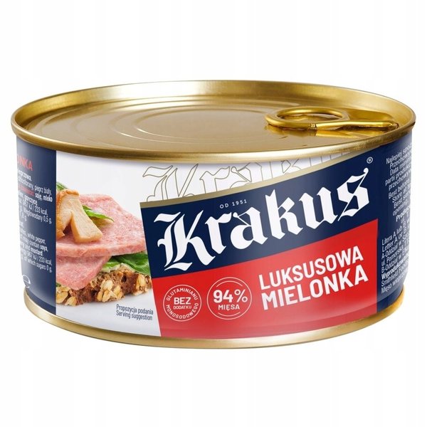 Krakus Konserwa luksusowa mielonka / Luxuriöses Frühstücksfleisch in Dose