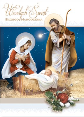 5 Postkarten "Boże Narodzenie" pocztówka 15x10cm, verschiedene Motive religia