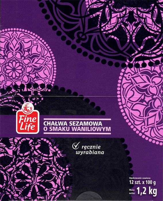 Chałwa waniliowa 12x100g Unitop / Vanille-Halwa