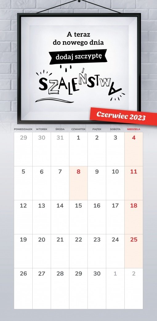 Wandkalender 2023 - Kalendarz notatnikowy PLAKATY-CYTATY