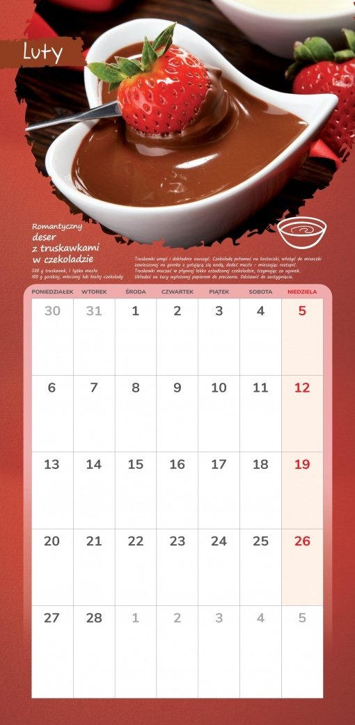 Wandkalender 2023 - Kalendarz notatnikowy Kuchenny