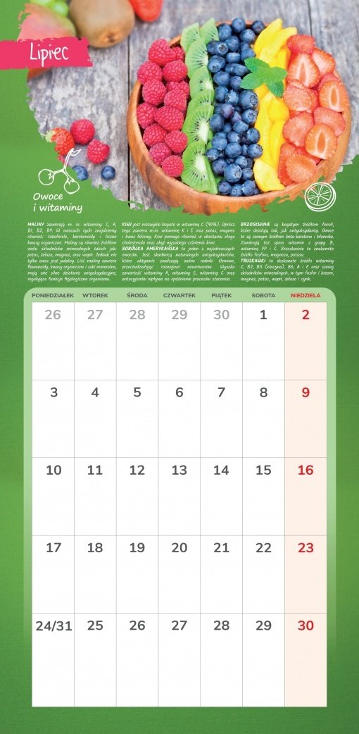 Wandkalender 2023 - Kalendarz notatnikowy Kuchenny