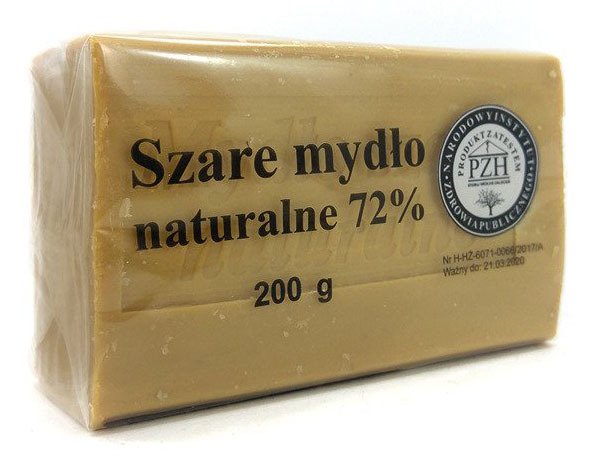 Szare mydło naturalne 72% 200g