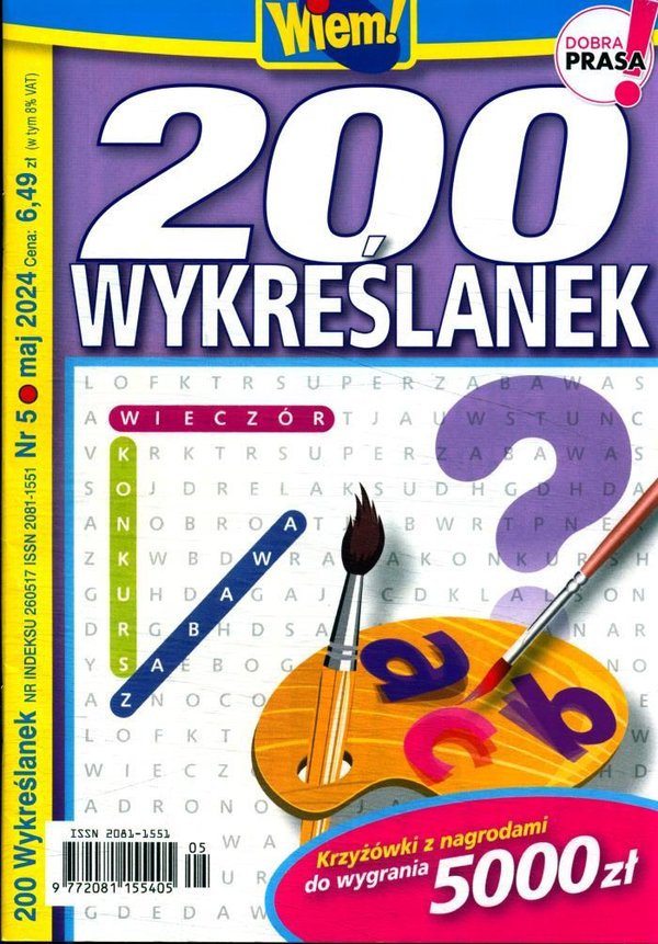 200 Wykreślanek Wiem! - półroczna prenumerata na terenie Niemiec
