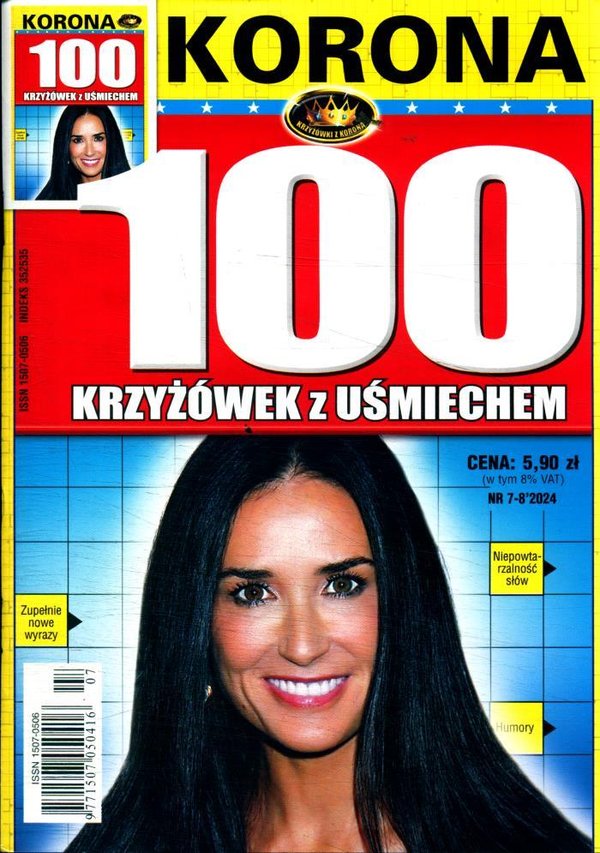 100 Krzyżówek z uśmiechem  - półroczna prenumerata na terenie Niemiec